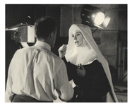 Audrey Hepburns Personally Owned Photo From The Nuns Story -- Taken by Photographer Pierluigi Praturlon, Measuring 11.75 x 9.5